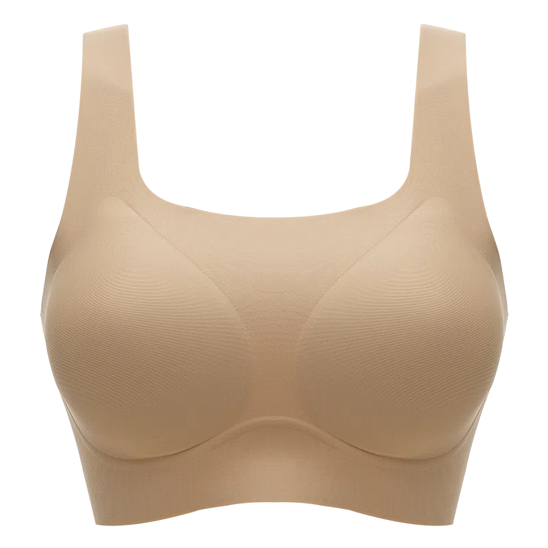 多情猫 无痕美背透气薄杯大胸显小文胸 女款