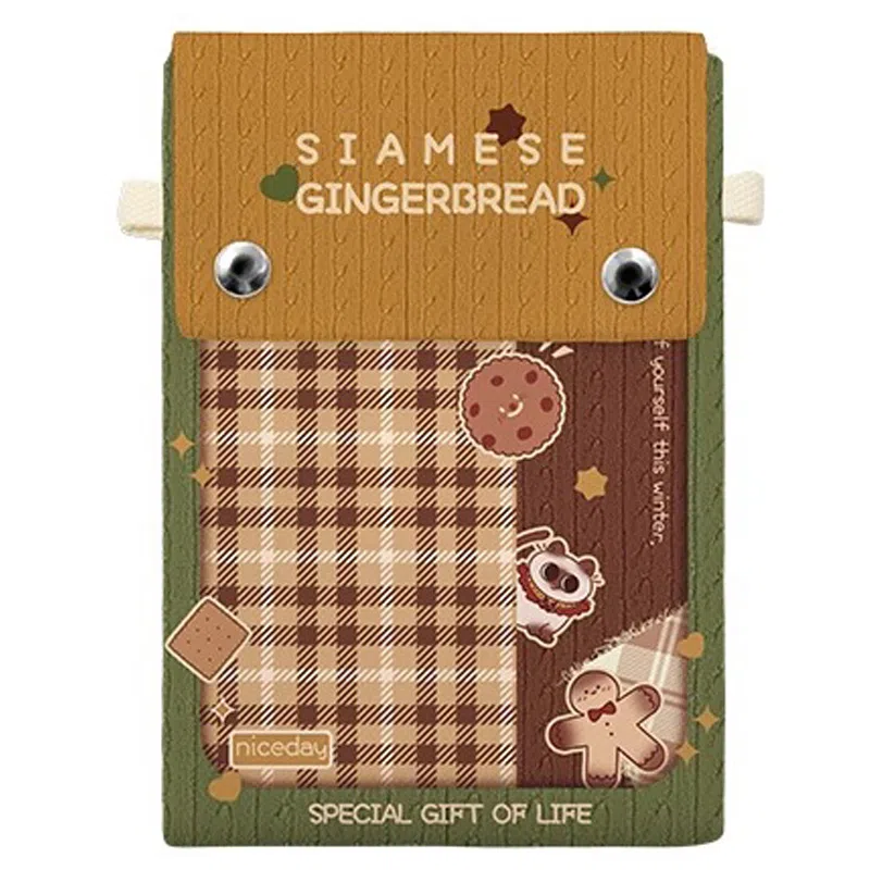 奥松 家用姜饼暹罗小巧轻便斜挎布洋气跑步包 绒面科技布 手机包 男女同款情侣款 棕色/米色/红色