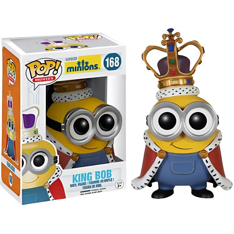 Funko POP movies minions king bob 9.5cm Q