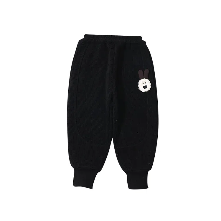 中小童 木木兔 松紧腰洋气小狗针织运动裤