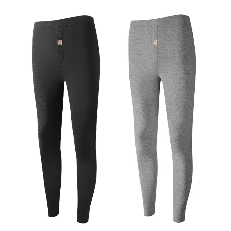 莫代尔 加绒加厚无痕打底长裤保暖裤 男款