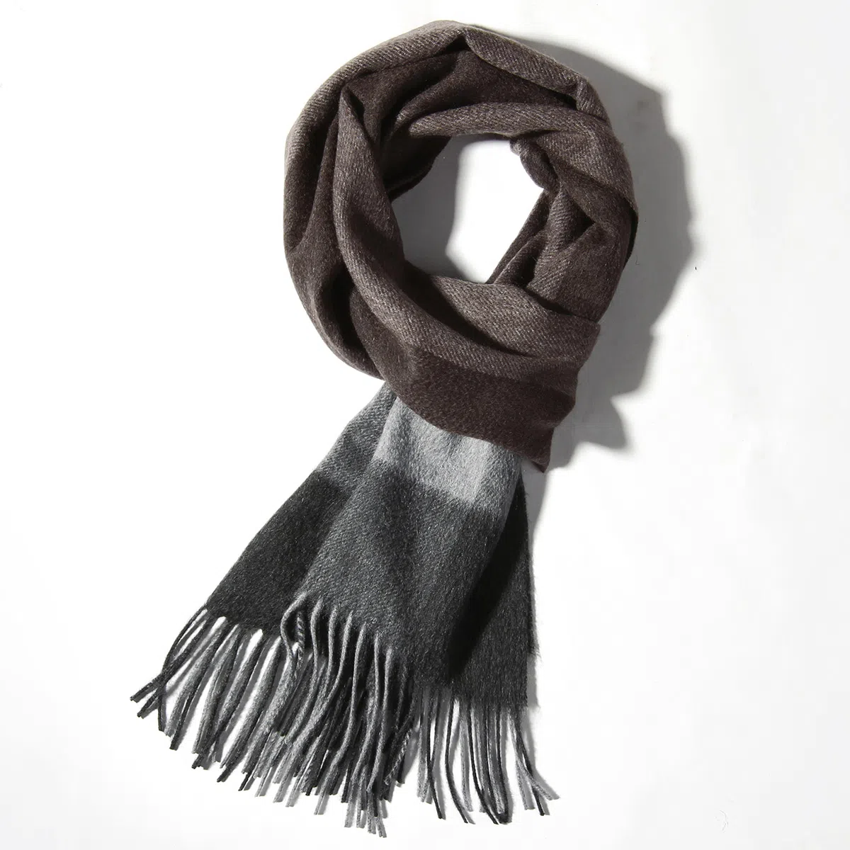 上海故事 通用款粗纺格子羊绒多种颜色 绒线围巾 女款