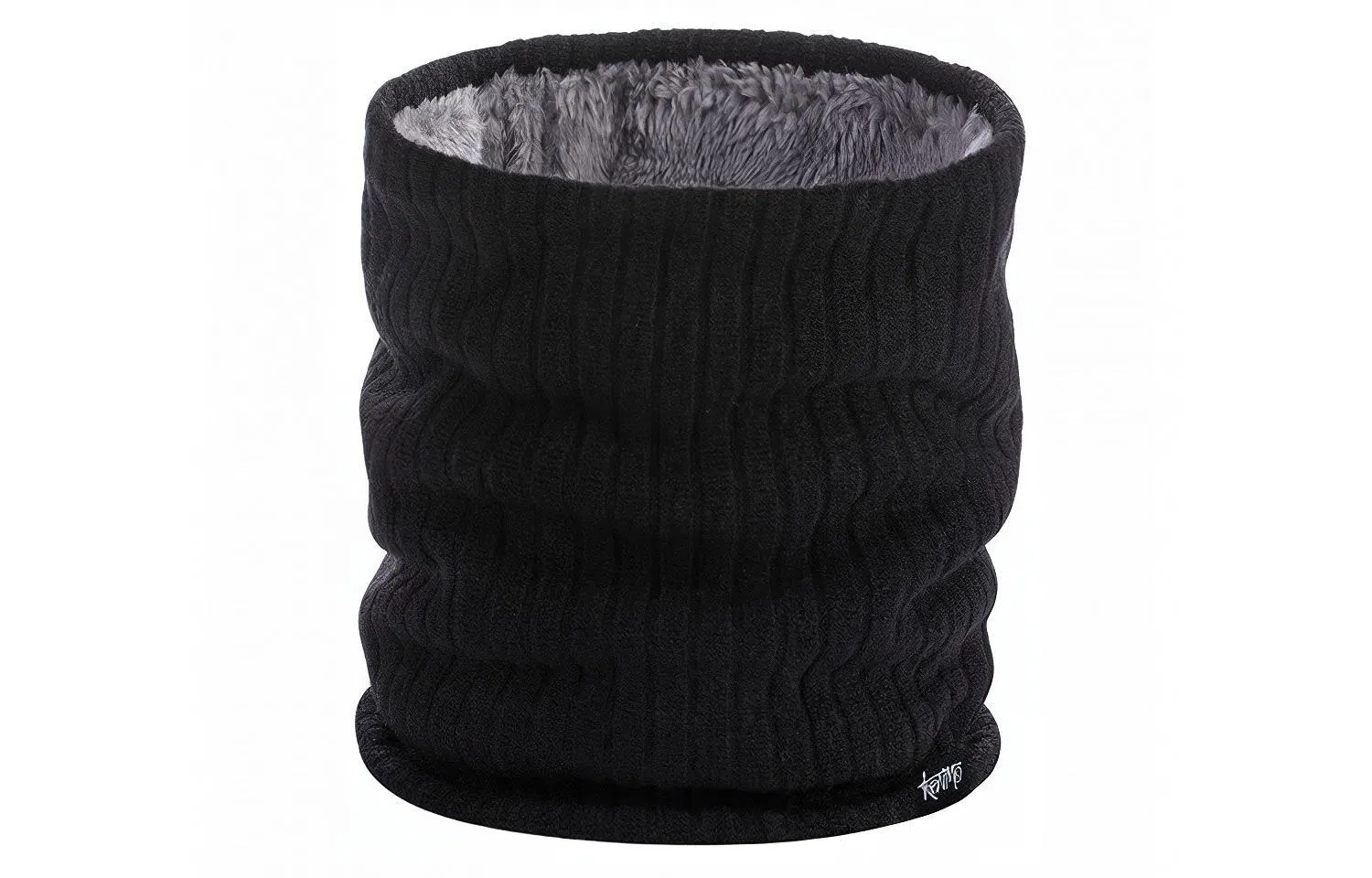 肯默 加绒加厚针织 条纹 围脖 男女同款情侣款