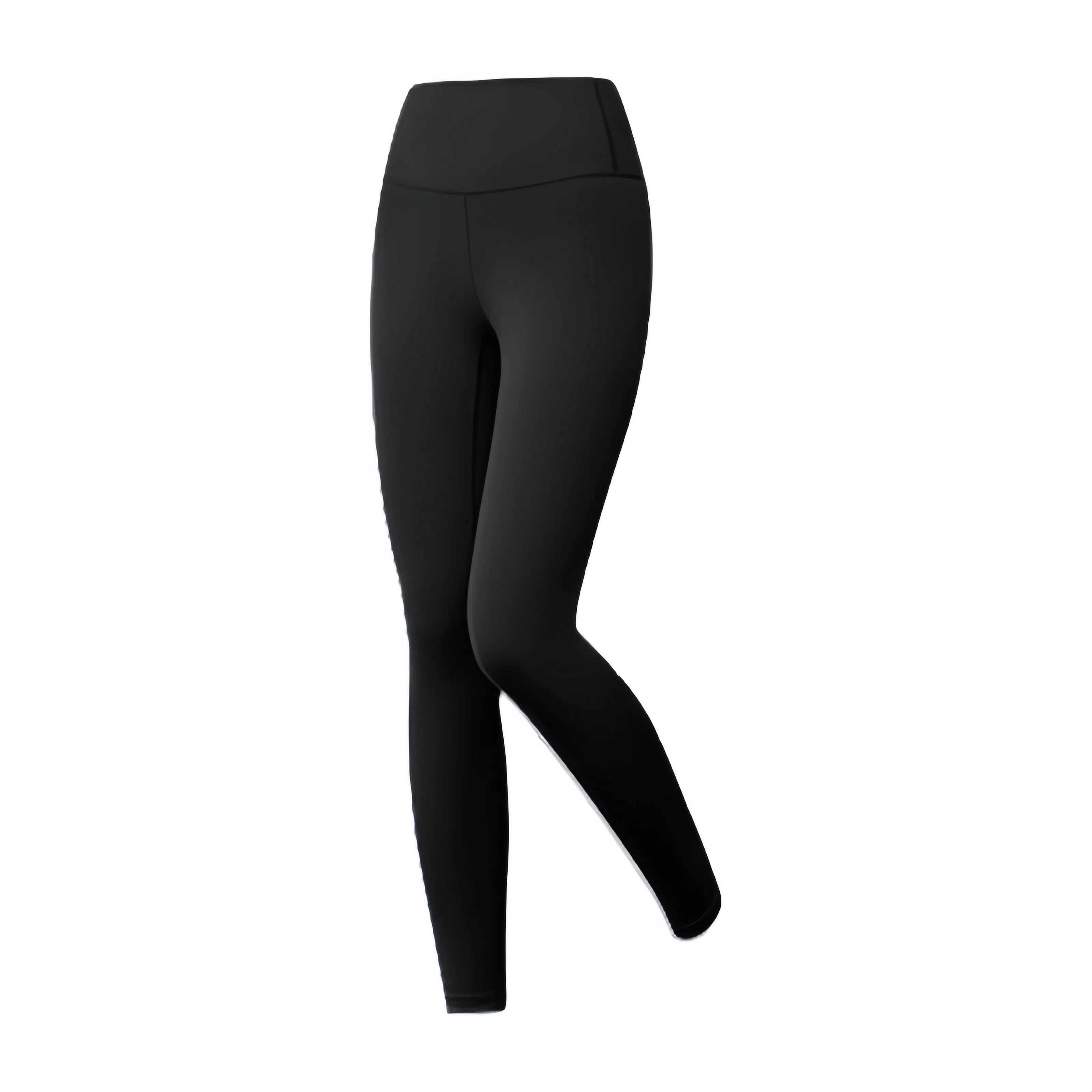 花蔓色 柔软舒适亲肤透气高腰裸感恒温长裤塑身裤 女款 黑色