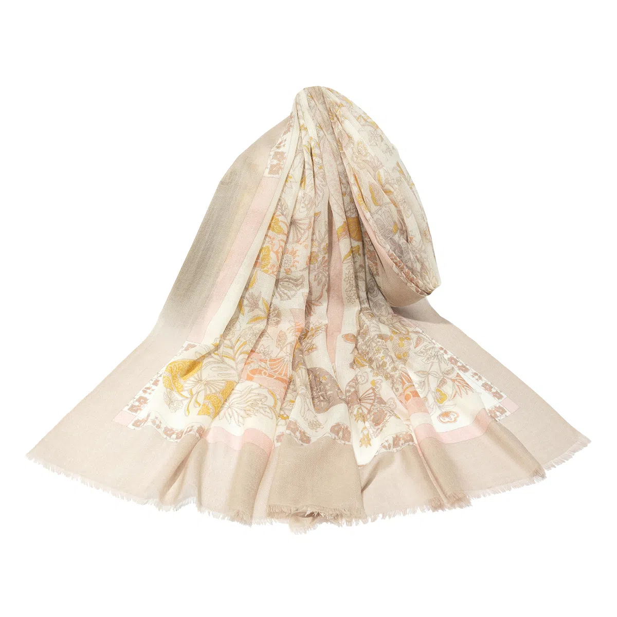 上海故事  百搭 冬季高端羊绒围巾 保暖舒适 围脖  女款 礼盒装