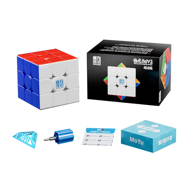 魔域文化 魅龙磁力魔方三阶比赛专用 早教益智玩具