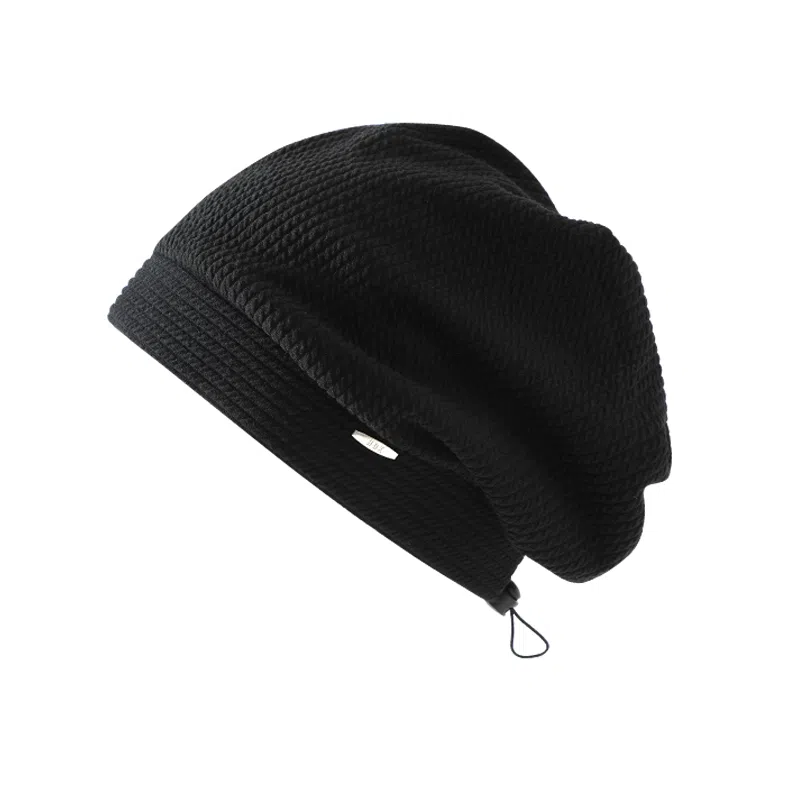 浪莎 帽子女秋冬季百搭时尚简约堆堆帽冬天骑电动车产妇孕妇护额头防风防冻保暖神器 可调节 包头帽 女款