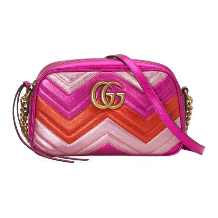 Gucci GG Marmont Camera Bag Red