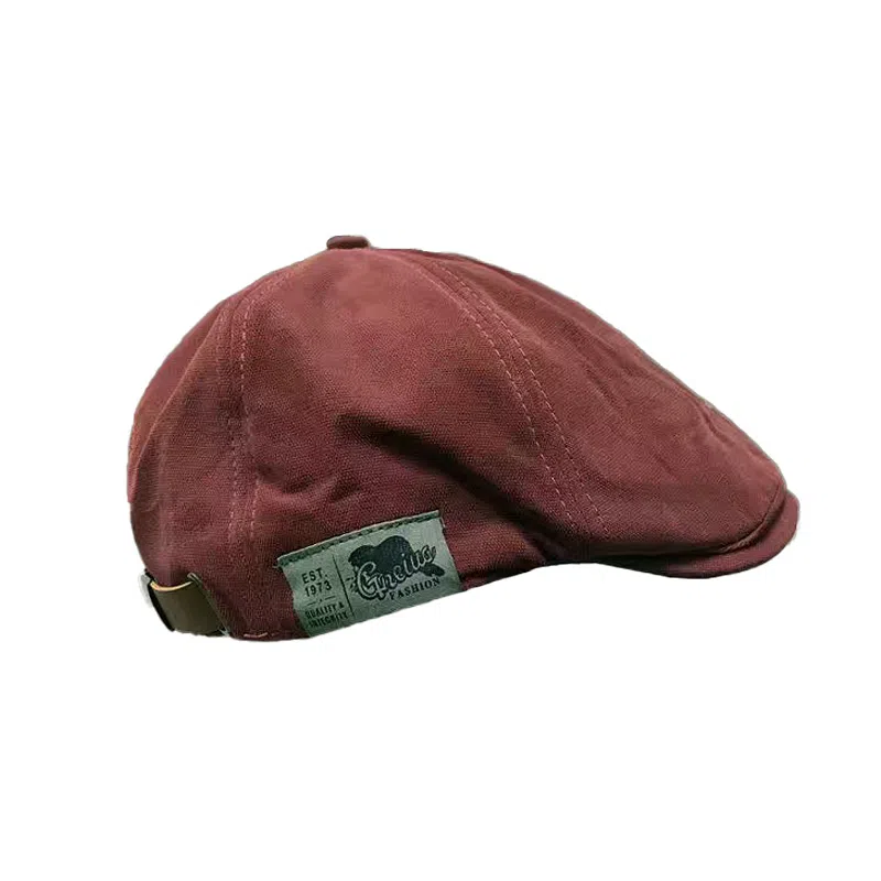 祎步康 日系街头潮流反戴 夏秋季百搭嘻哈前进帽 涤纶 贝雷帽 男女同款情侣款