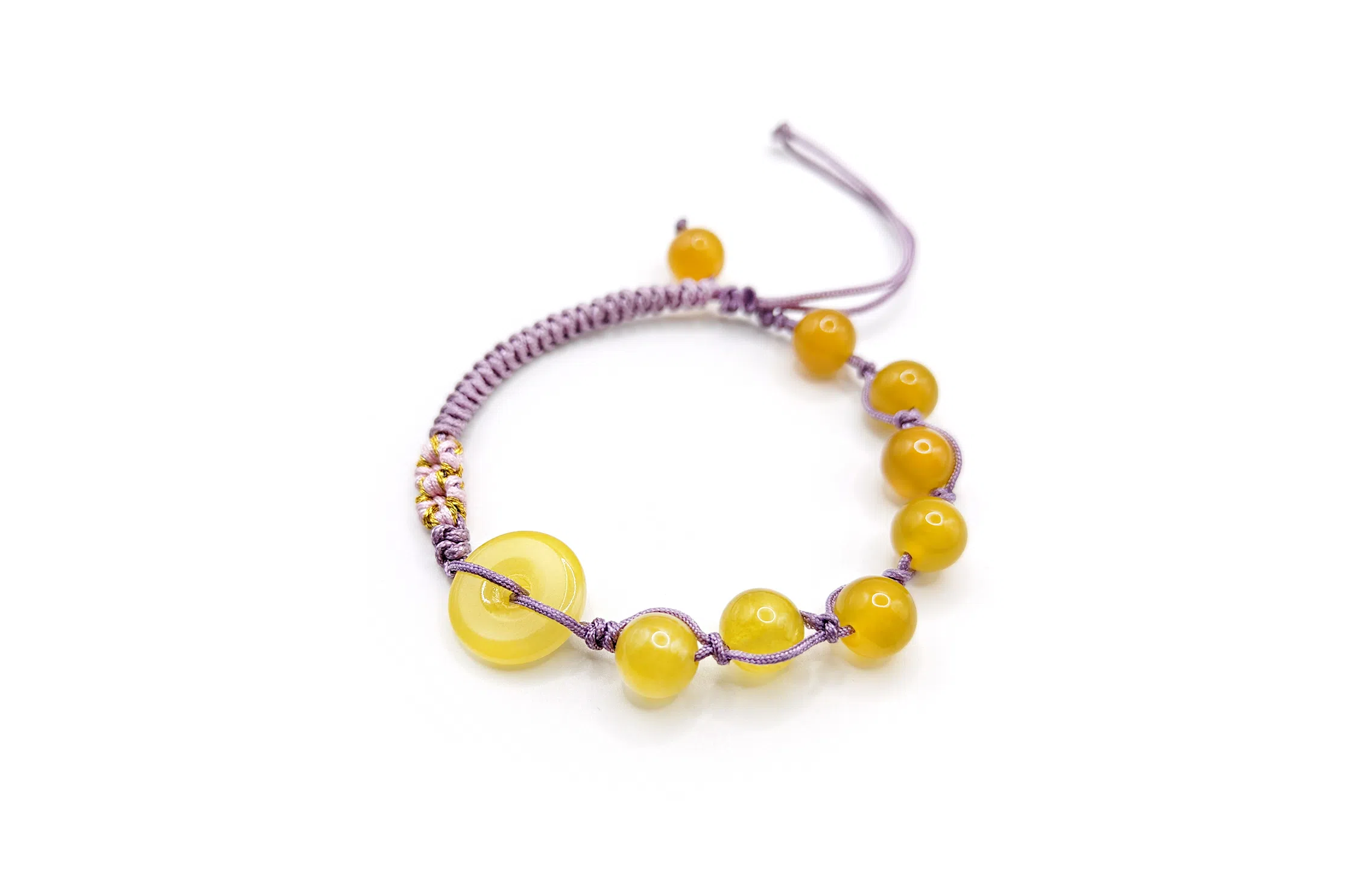 嘉福莱 花香满园系列 守护花神 平安喜乐四季见喜 清冷精致温柔 小众国风原创设计 琉璃 手链 女款