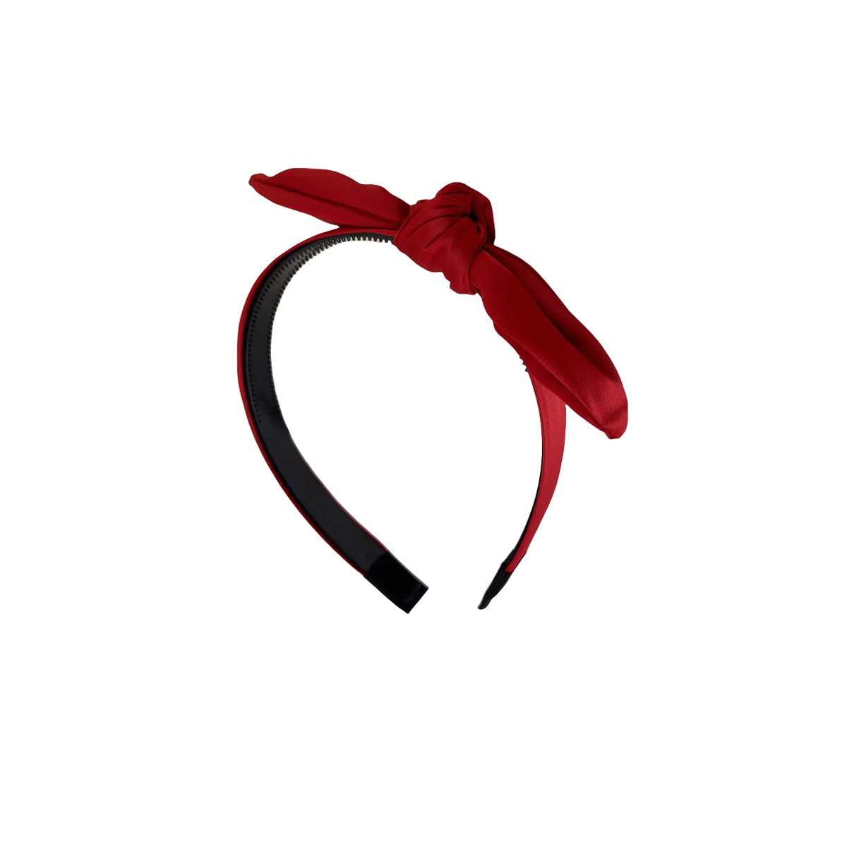 贯古今 高级感蝴蝶结高颅顶抓夹气质马尾发卡防滑多齿显脸小发夹头饰 布艺 发箍 女款