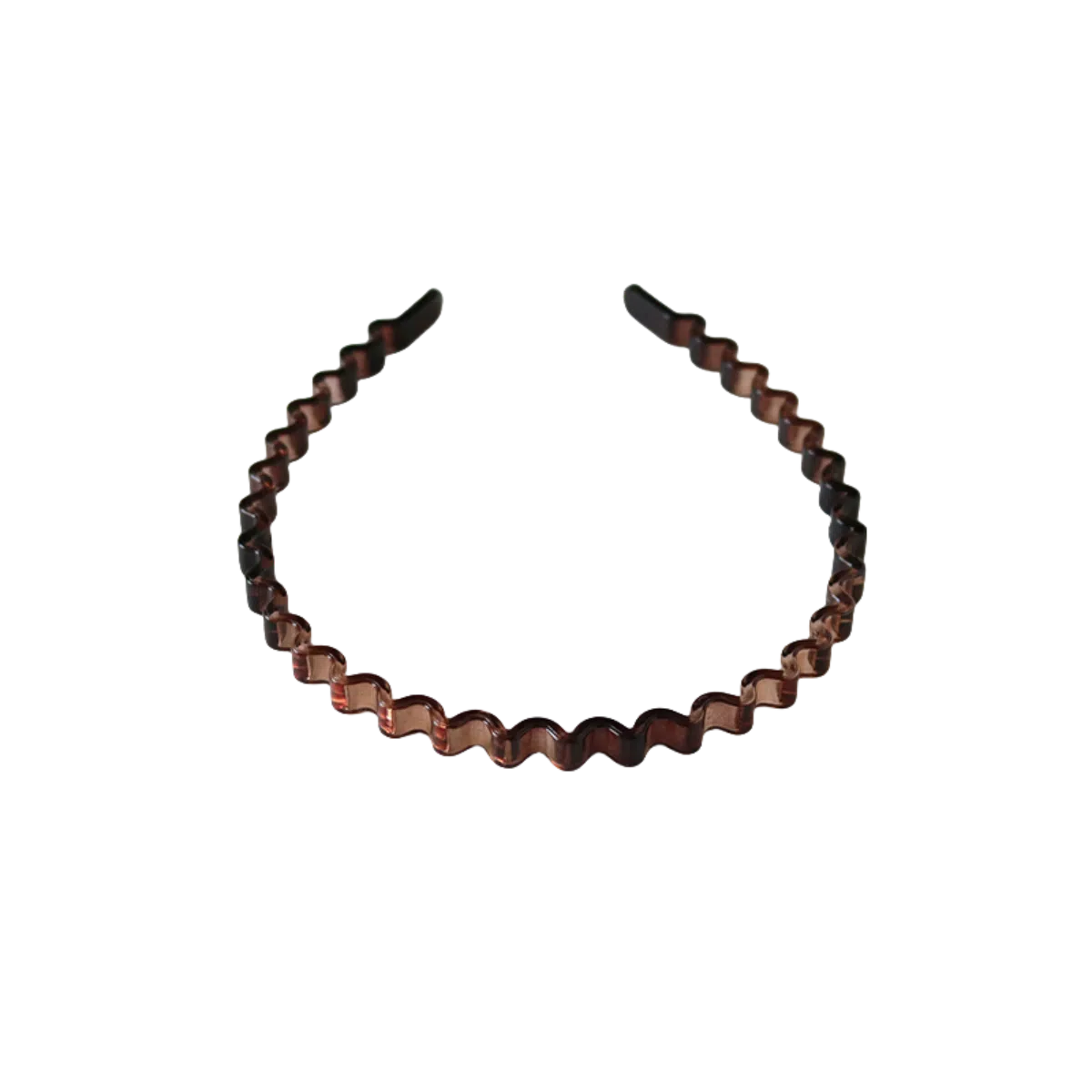 贯古今 简约纹理波浪新款精致高颅顶洗脸压发头箍头饰女气质百搭发卡 亚克力 发箍 女款