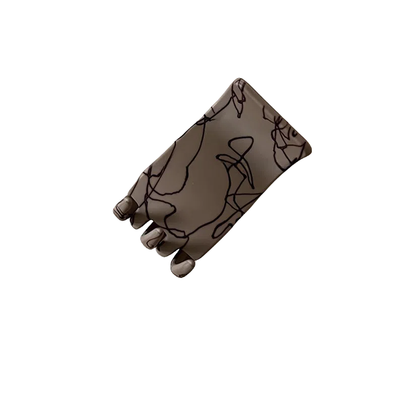 贯古今 高马尾丸子头小抓夹新款高级感盘发鲨鱼夹子高颅顶显脸小洗脸发饰 亚克力 发夹 女款