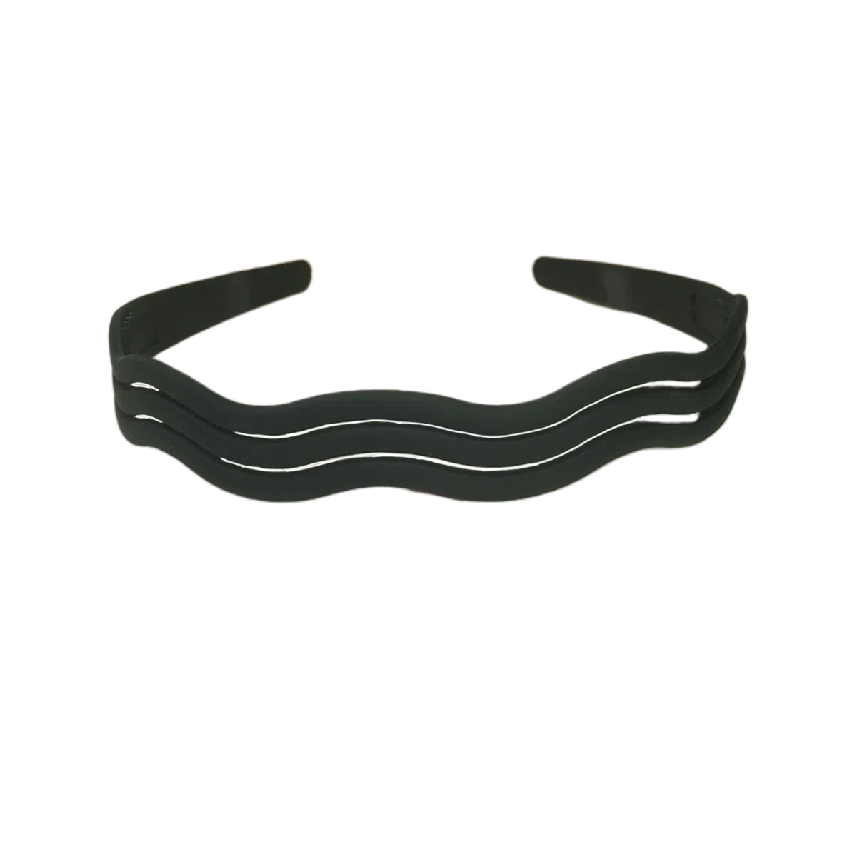 贯古今 高级感压发波浪带齿防滑细款洗脸发卡纯色发捆头饰女压发头箍 亚克力 发箍 女款