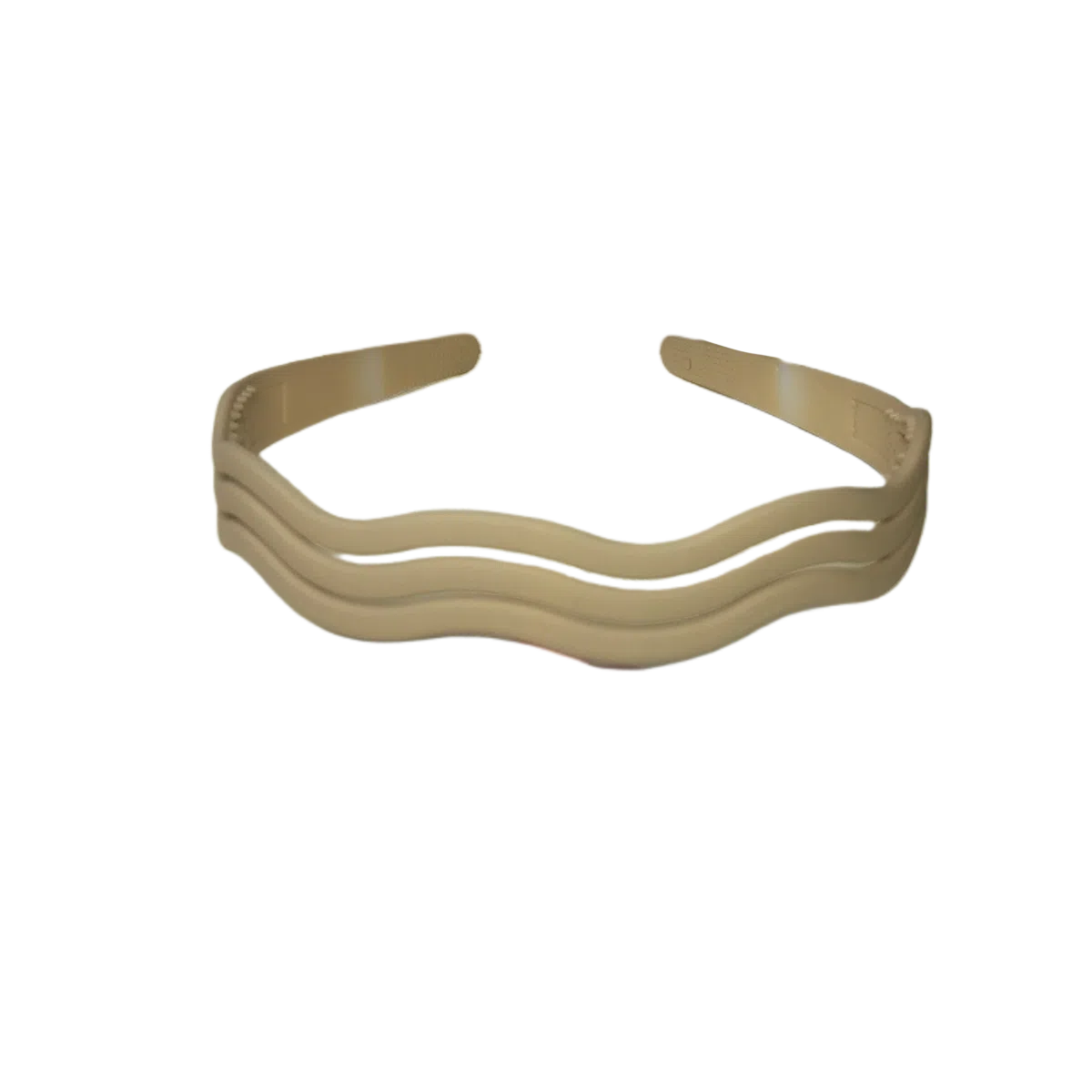 贯古今 高级感压发波浪带齿防滑细款洗脸发卡纯色发捆头饰女压发头箍 亚克力 发箍 女款