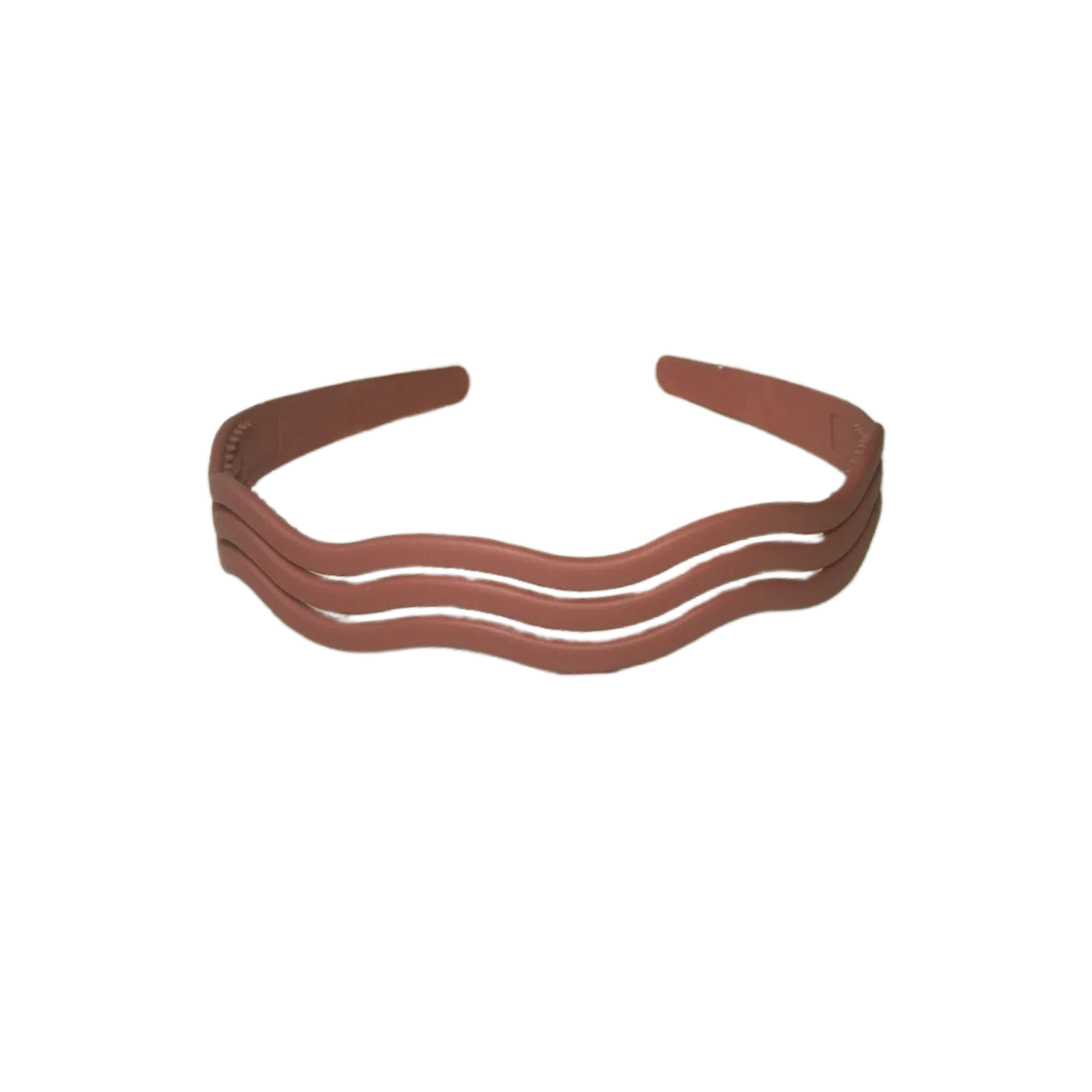 贯古今 高级感压发波浪带齿防滑细款洗脸发卡纯色发捆头饰女压发头箍 亚克力 发箍 女款