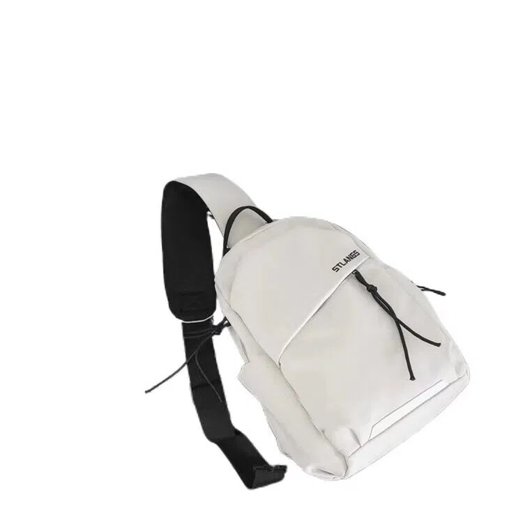 泰克森 休闲简约日常时尚百搭 尼龙 胸包 男女同款情侣款 黑色绿色蓝色米白色