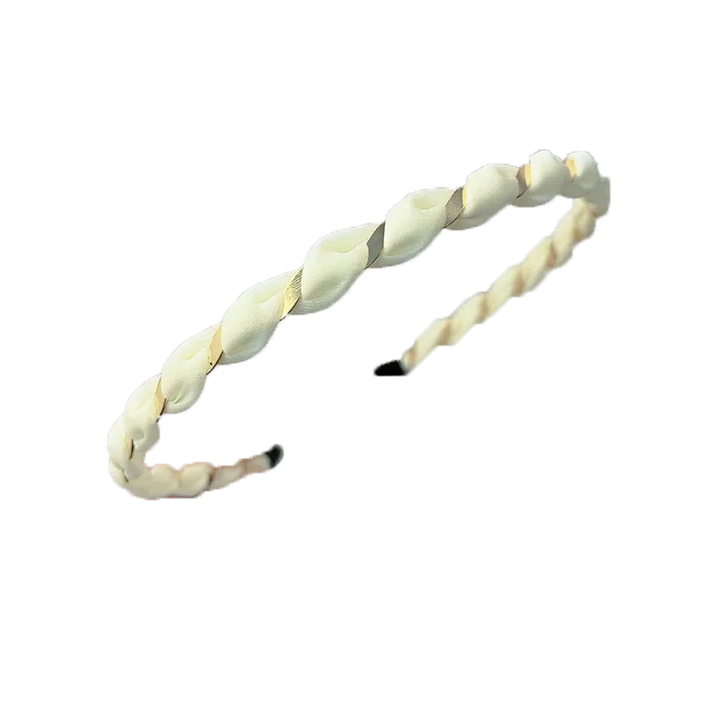 贯古今 小清新缠绕外出百搭头箍发捆高颅顶压发发卡发饰百搭洗脸头箍 布艺 发箍 女款