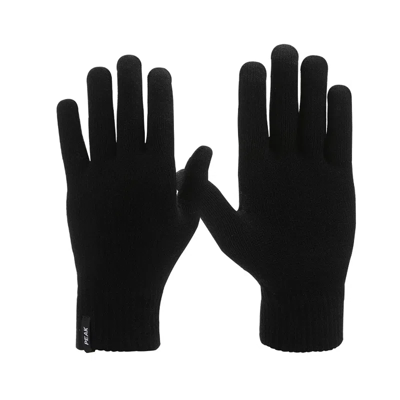 匹克 冬季保暖户外骑行滑雪触屏加绒骑车开车防寒针织毛线 腈纶 绒线手套 男女同款情侣款 多色可选