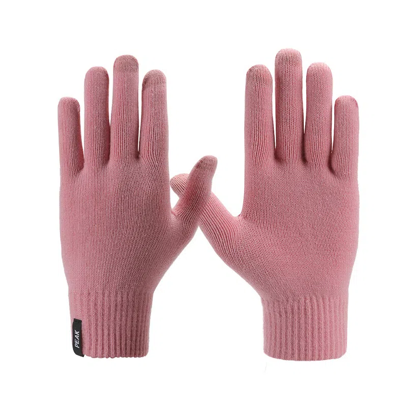 匹克 冬季保暖户外骑行滑雪触屏加绒骑车开车防寒针织毛线 腈纶 绒线手套 男女同款情侣款 多色可选