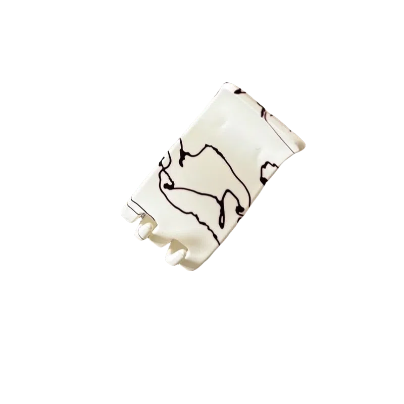 贯古今 高马尾丸子头小抓夹新款高级感盘发鲨鱼夹子高颅顶显脸小洗脸发饰 亚克力 发夹 女款