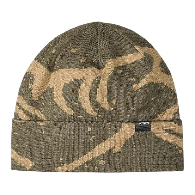 Arcteryx Logo Beanie Camo Green