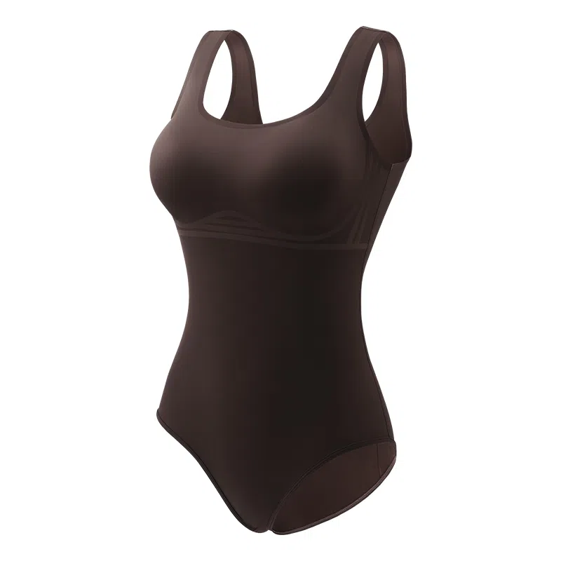 润微 显瘦美形方领打底连体衣 女款