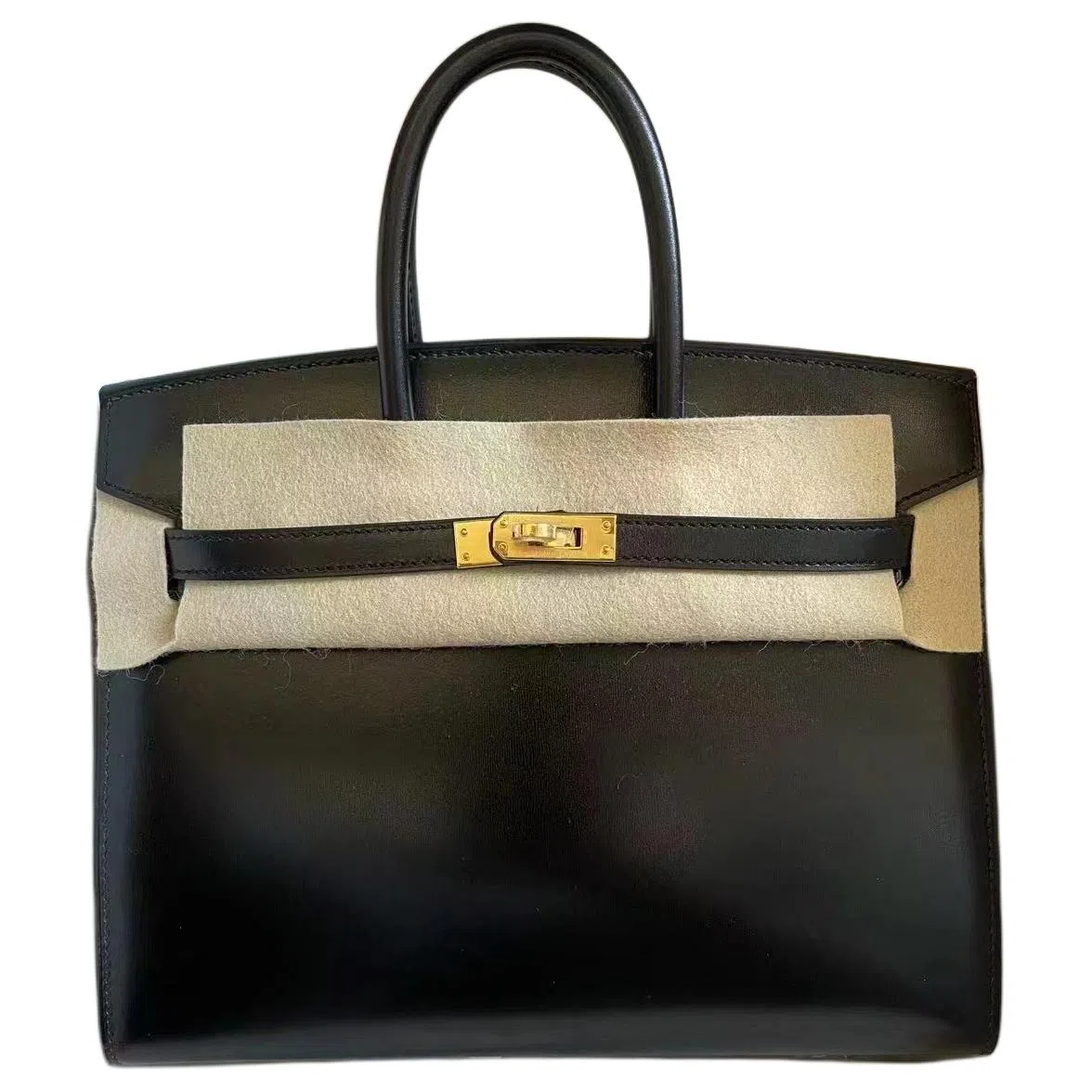 HERMES Birkin 25 Box Noir