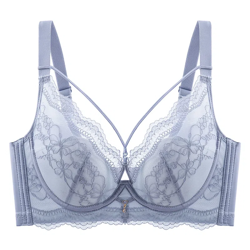 浪莎 舒适无痕无钢圈稳固不掉柔软亲肤轻薄透气收副乳防下垂聚拢文胸 女款 组合装