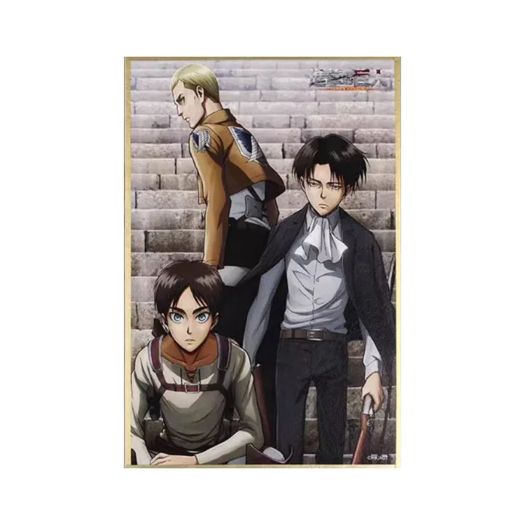 BOOM COMIC Attack on Titan S1 Levi Mikasa Art Paper