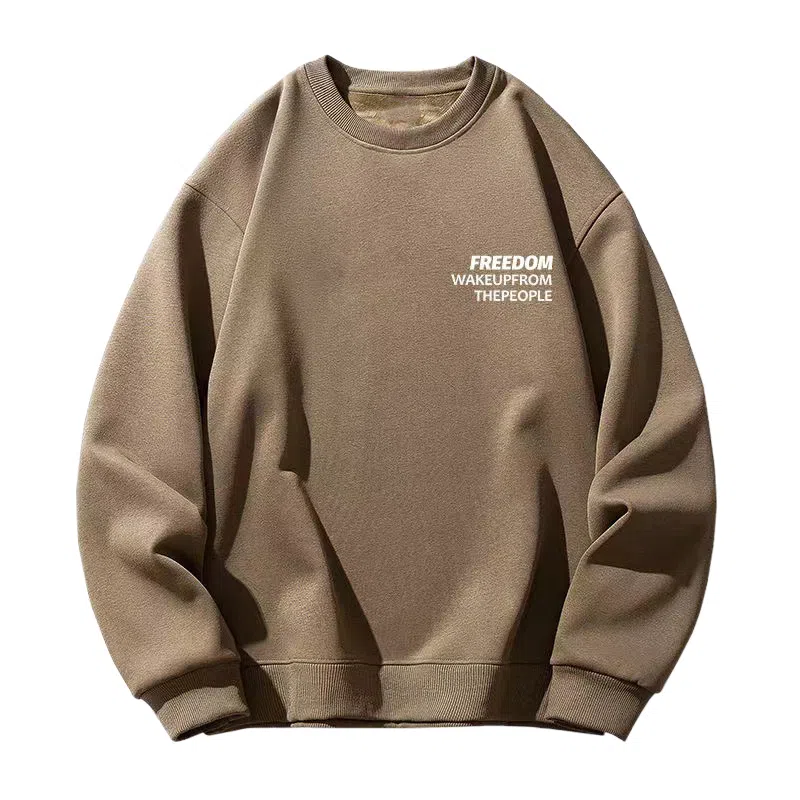 莫代尔 休闲时尚潮流简约字母舒适亲肤连帽长袖打底衣 男女同款