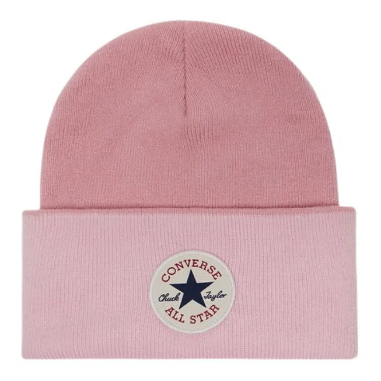 Converse Rolled Edge Beanie Pink