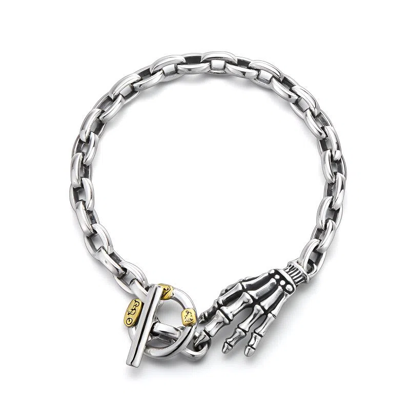 IDEAGEMER Silver Bracelet