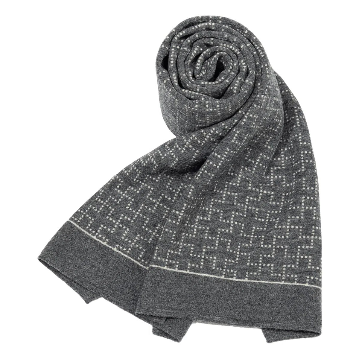 上海故事 青春洋气加厚暖暖高档送礼针织保暖披肩软糯长围脖 绵羊毛 绒线围巾 男女同款情侣款