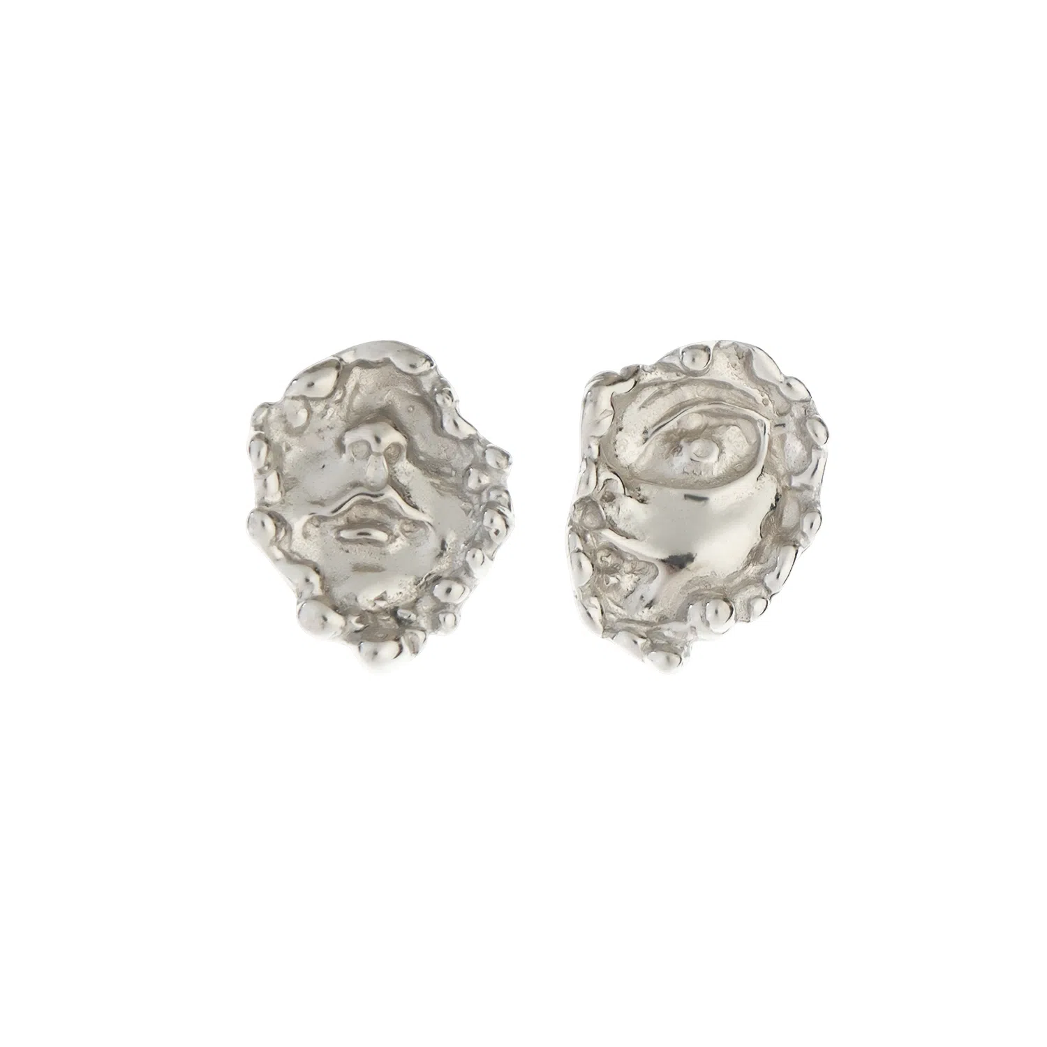 QUANDO Mysterious Face S925 Silver Studs