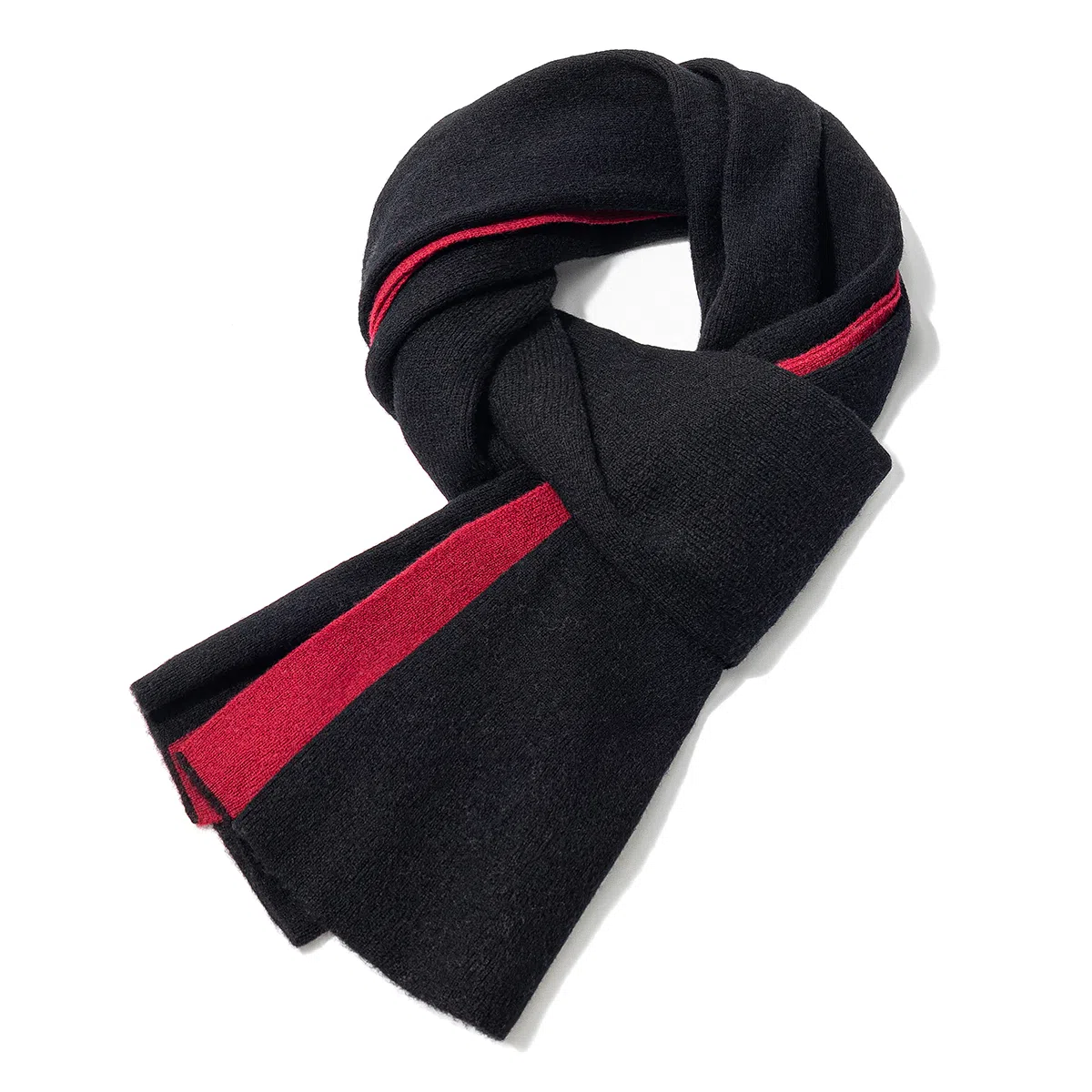 上海故事 青春洋气加厚暖暖高档送礼针织保暖披肩软糯长围脖 绵羊毛 绒线围巾 男女同款情侣款