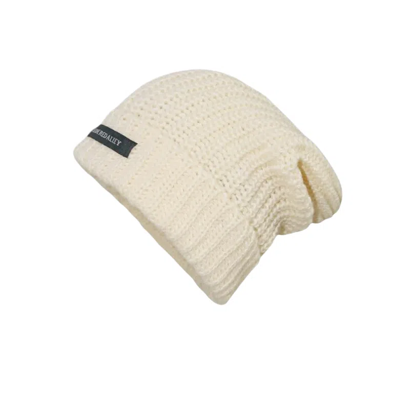 北极绒 秋冬新款时尚百搭大头围毛线显脸小保暖针织 聚酯纤维 绒线帽 男女同款情侣款