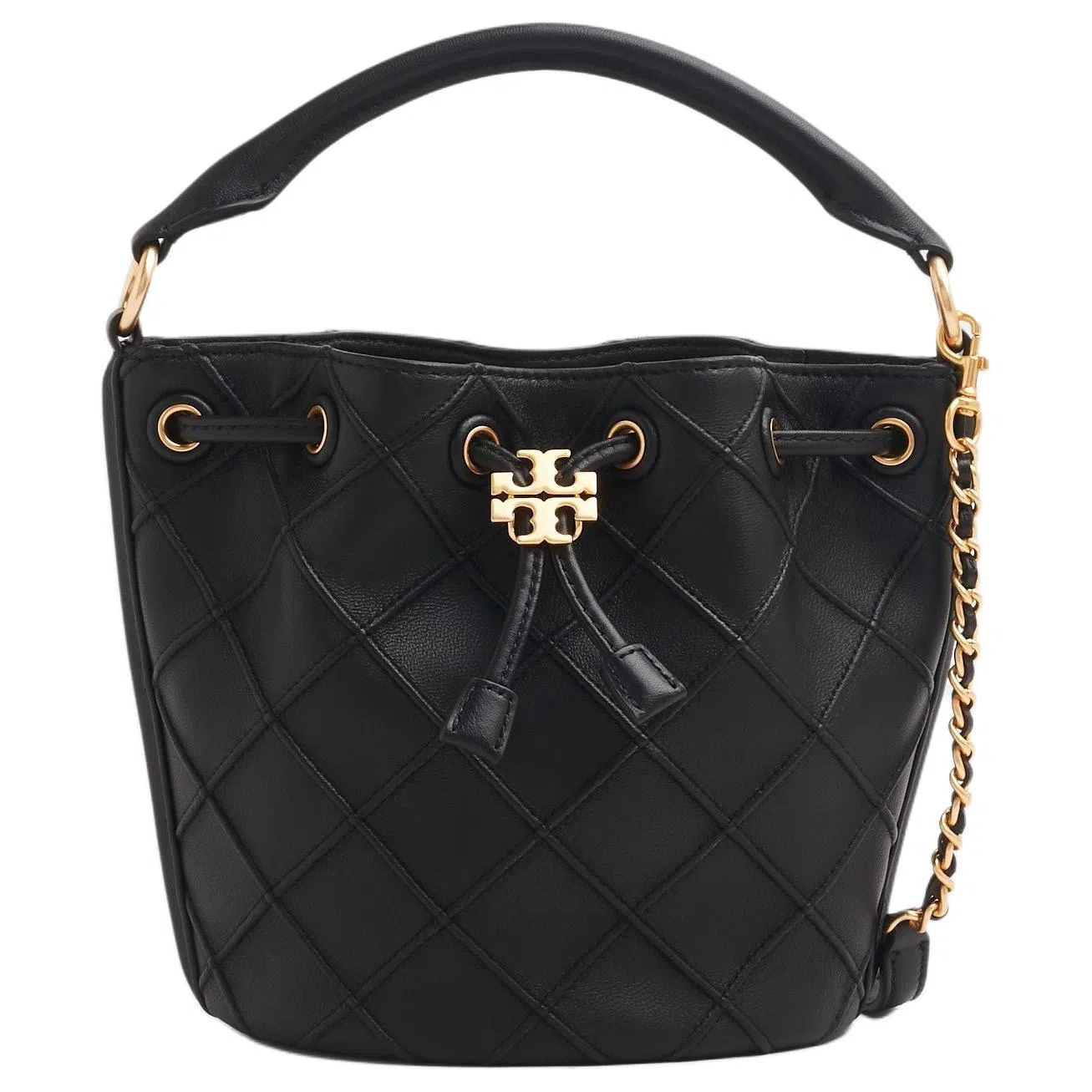 Tory Burch Fleming Bucket Bag Black