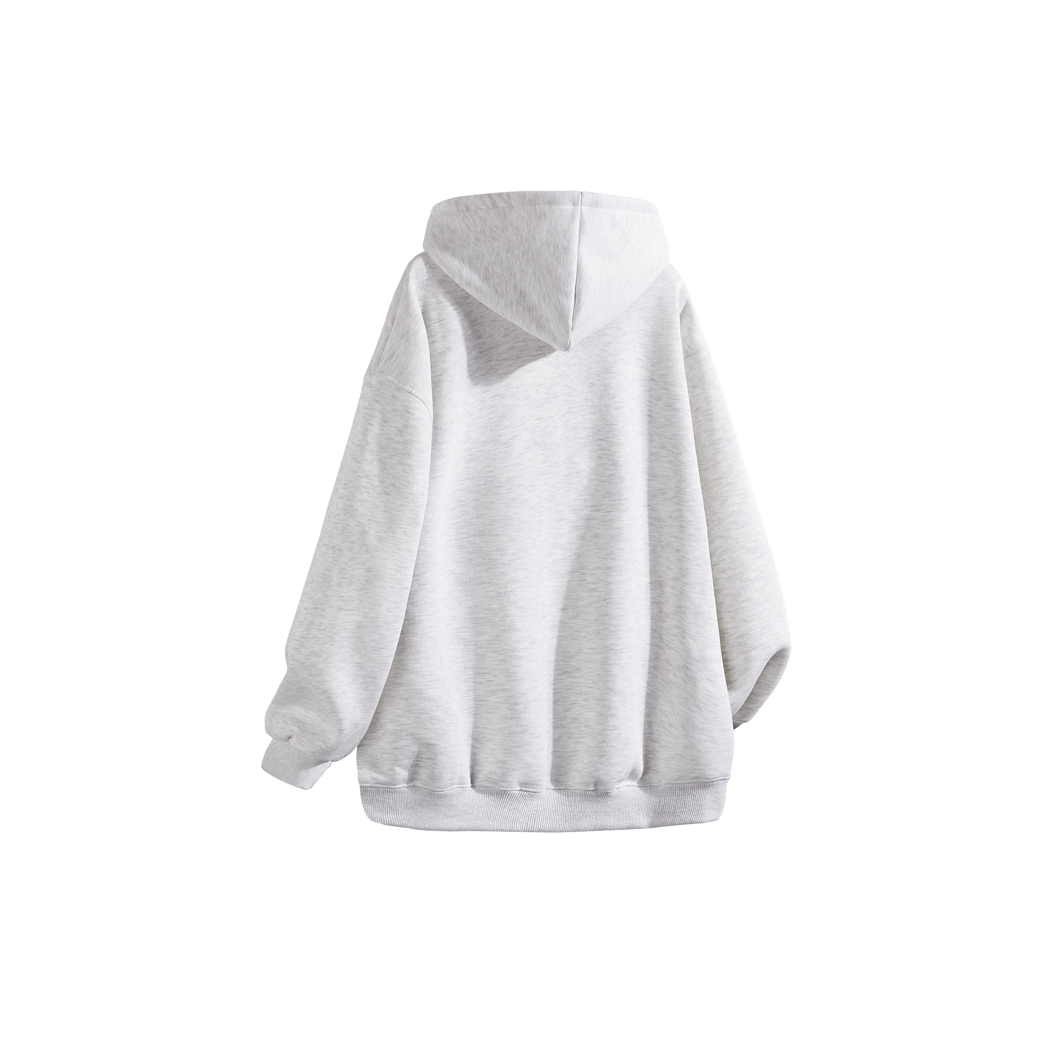 寻星记 简约设计复古宽松连帽卫衣 男女同款