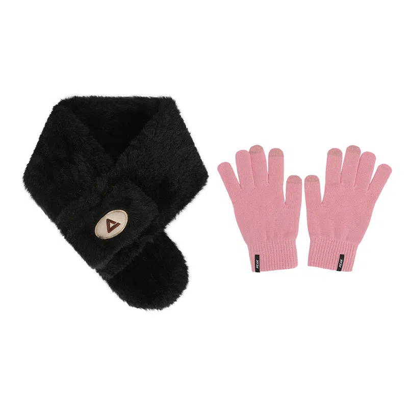 匹克 冬季保暖加厚防寒针织触屏防风骑行 腈纶 绒线手套 男女同款情侣款