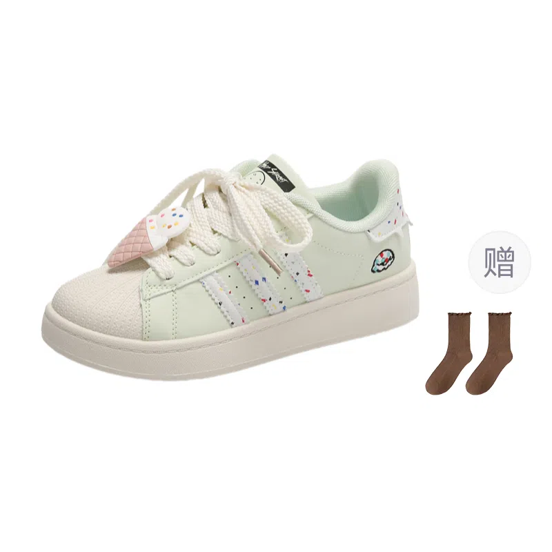 小鹿米利 时尚百搭 防滑 低帮 板鞋 女款