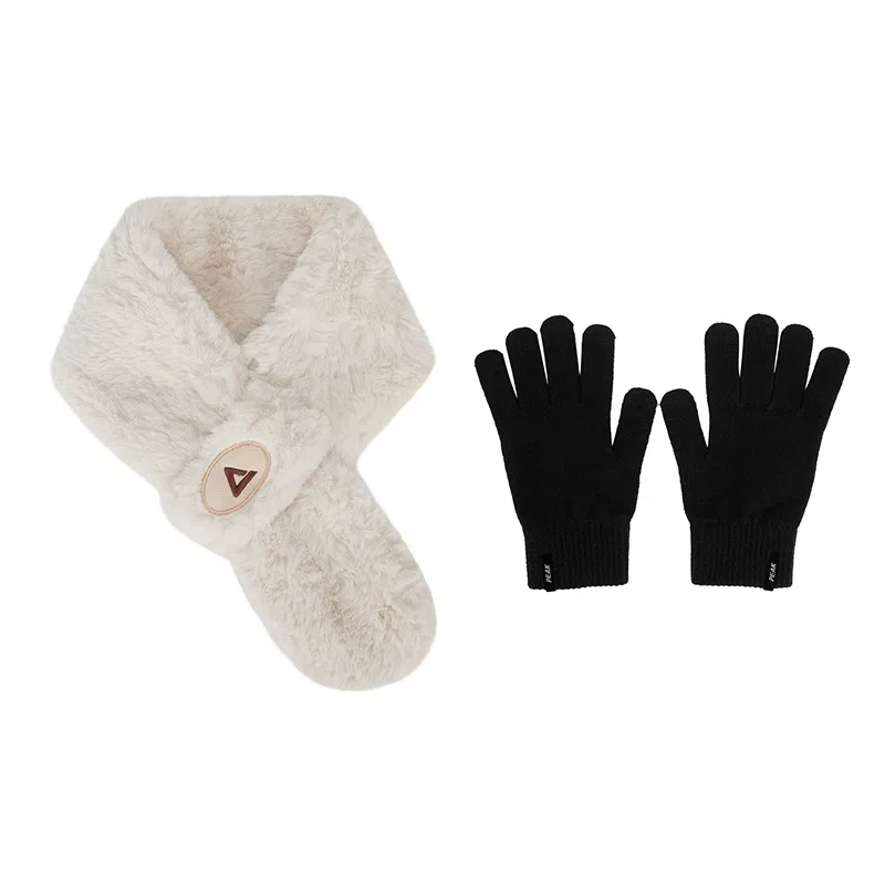 匹克 冬季保暖加厚防寒针织触屏防风骑行 腈纶 绒线手套 男女同款情侣款