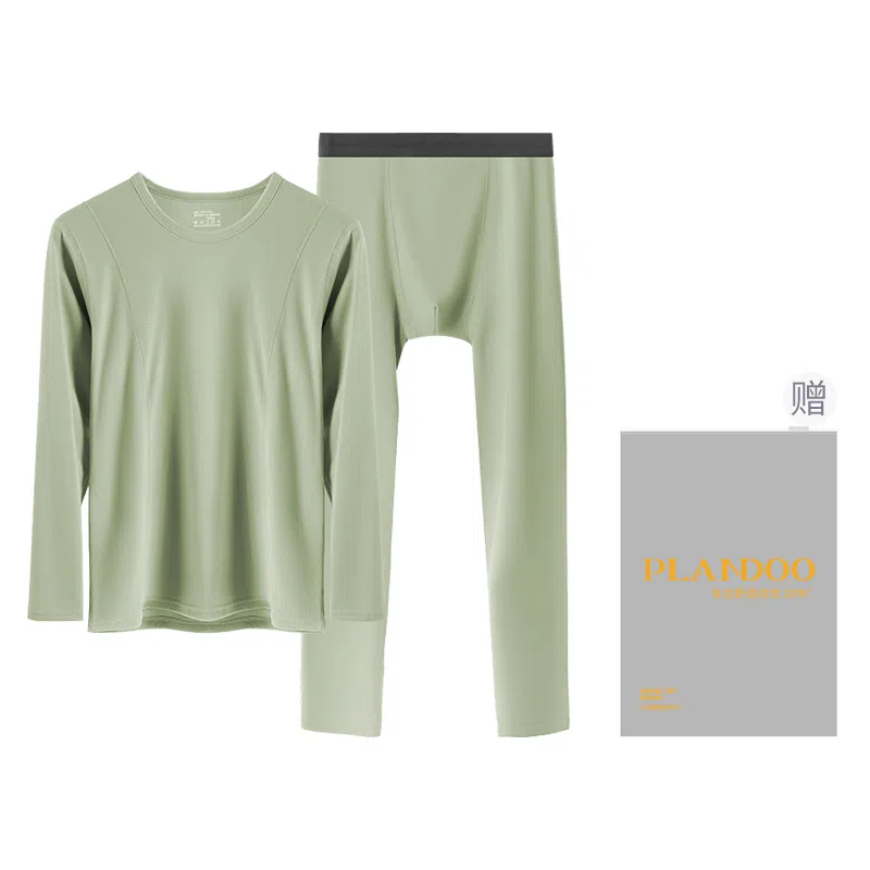 帕兰朵 德绒恒温发热防寒加厚打底保暖套装 男款 礼盒装