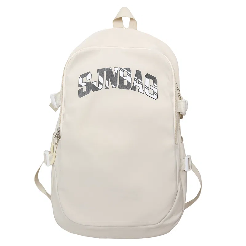 醇龙 森系字母小清新 尼龙 双肩包 男女同款情侣款 多色