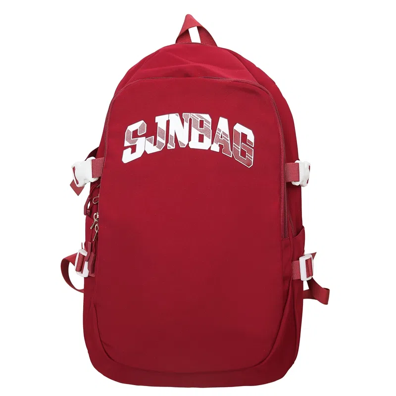 醇龙 森系字母小清新 尼龙 双肩包 男女同款情侣款 多色