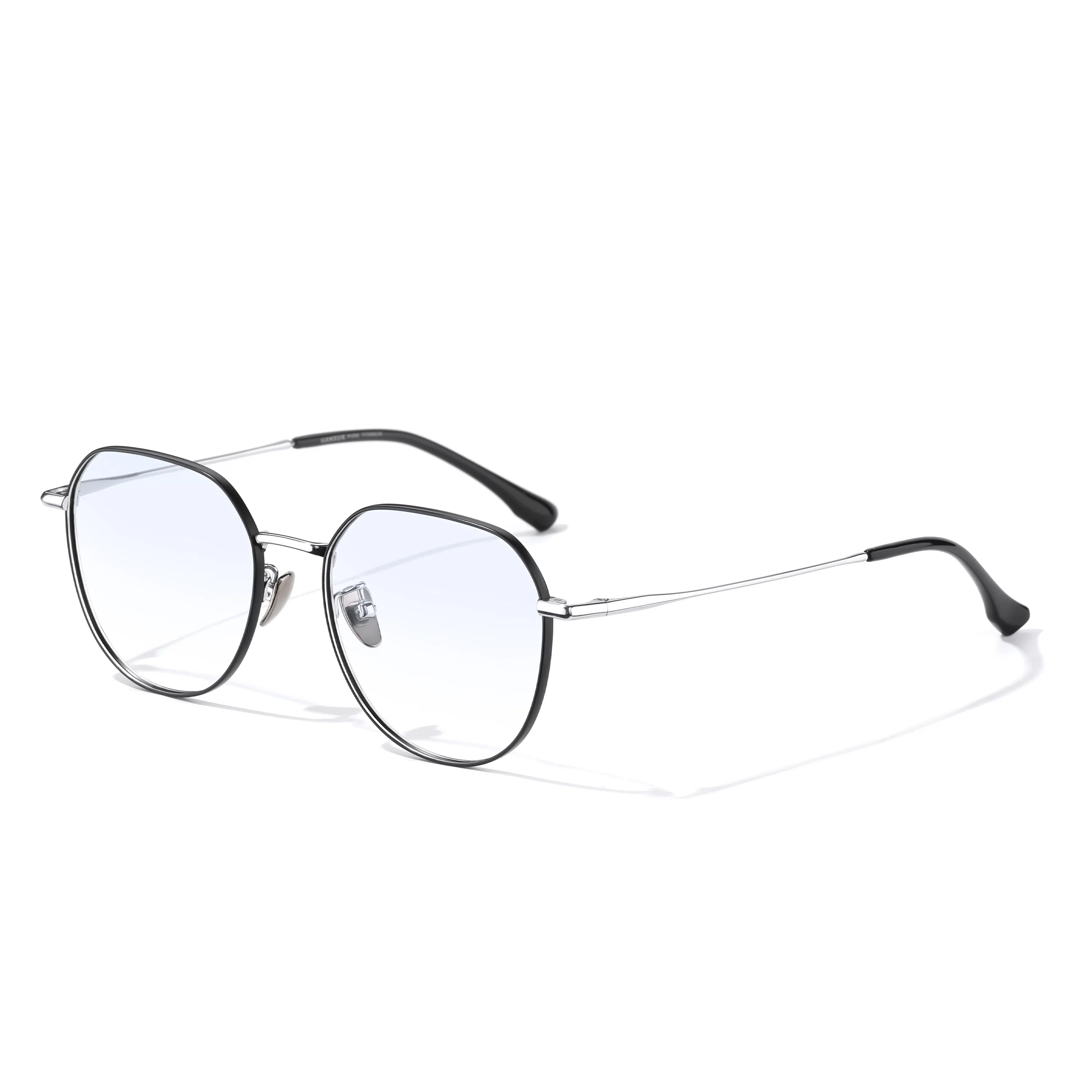 【联系客服可配度数】 苍木优品 近视眼镜框可配度数圆脸大脸显瘦超轻纯钛金丝大框配防蓝光 β钛 方形 光学镜架 男女同款情侣款