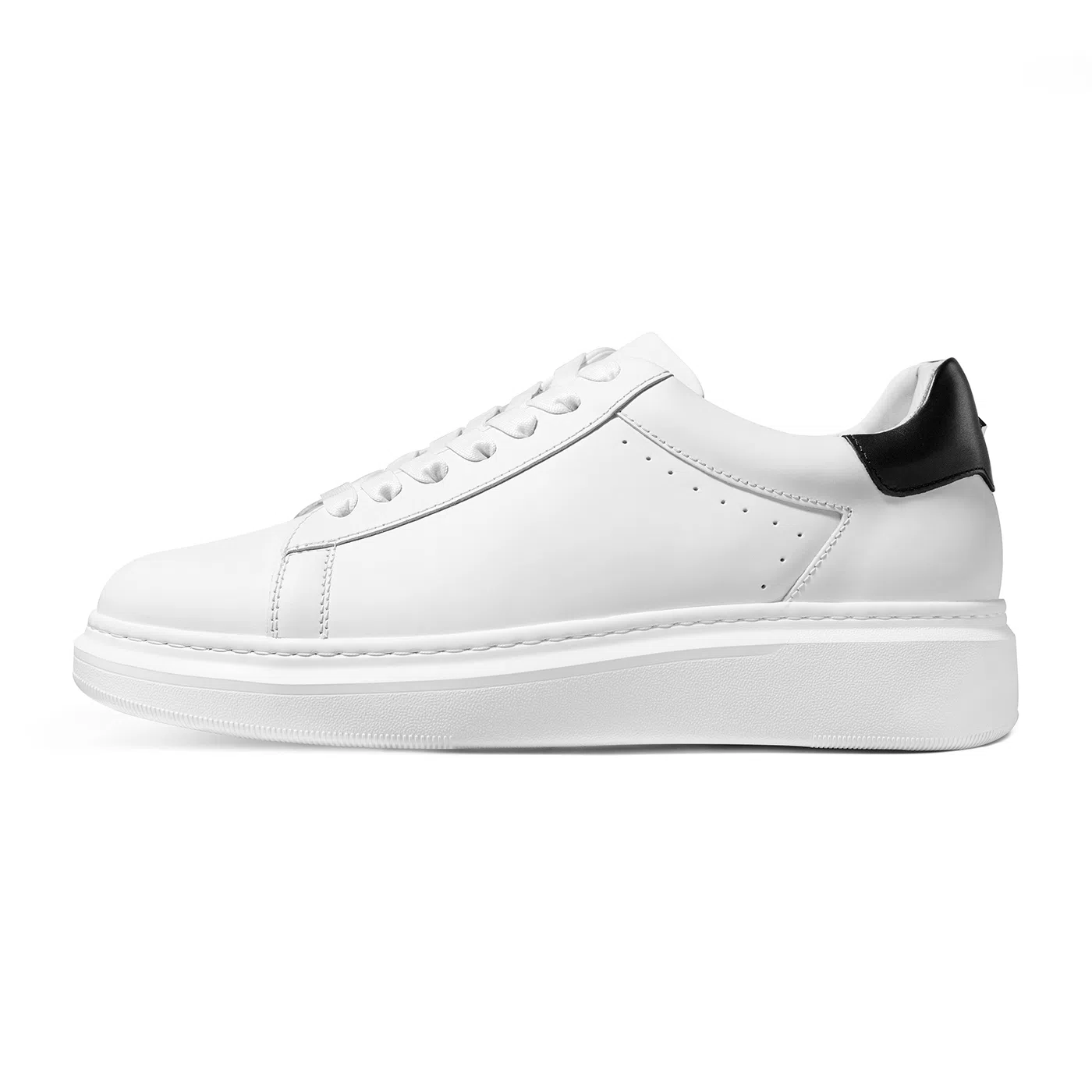 Thom Wills White Platform Sneakers