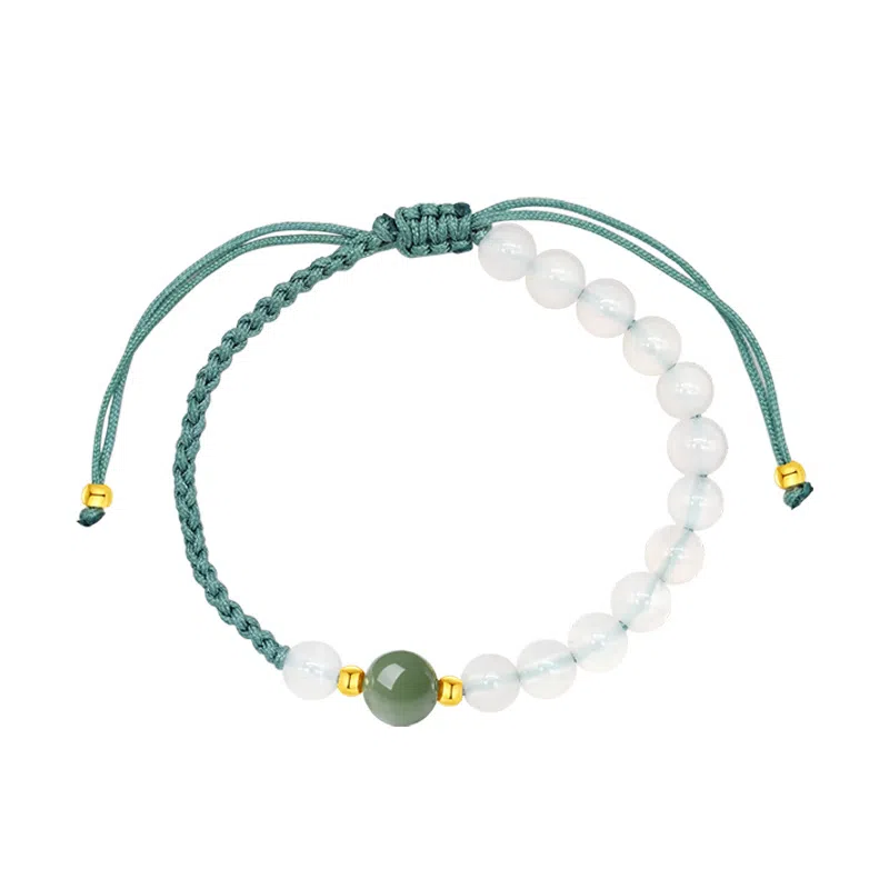 芷悦 阳春白雪小众设计高级轻奢感 玉髓 手链 女款