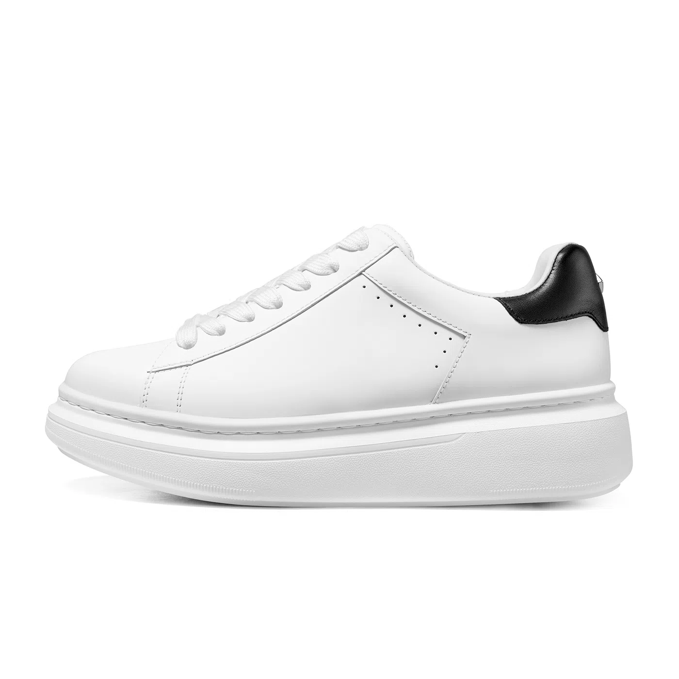 Thom Wills White Platform Sneakers