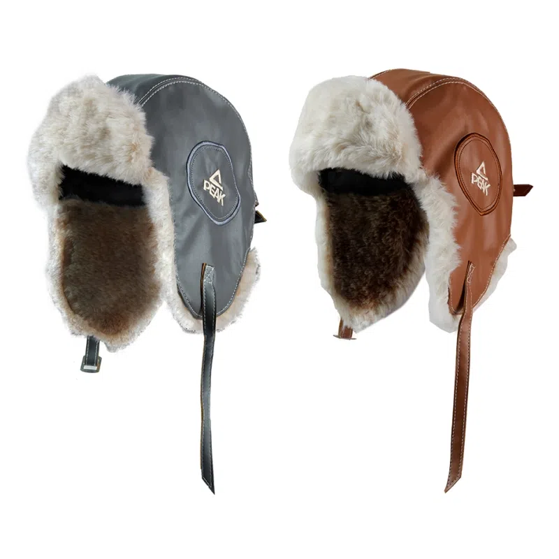 匹克 冬季加绒加厚防风保暖护耳防冻防寒骑行机车 聚酯纤维 雷锋帽 男女同款情侣款